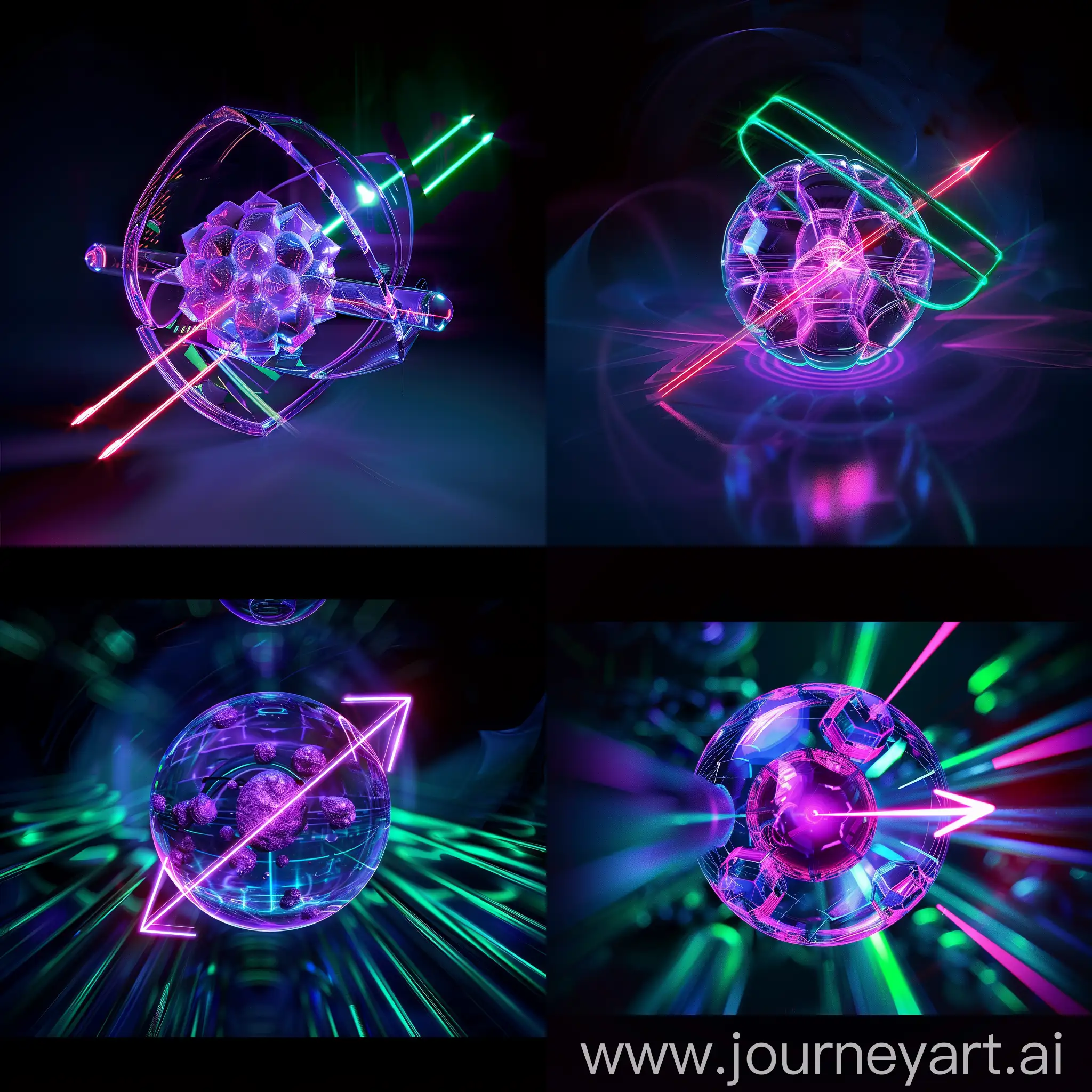 SciFi-Purple-Ball-with-Circular-Polarized-Light