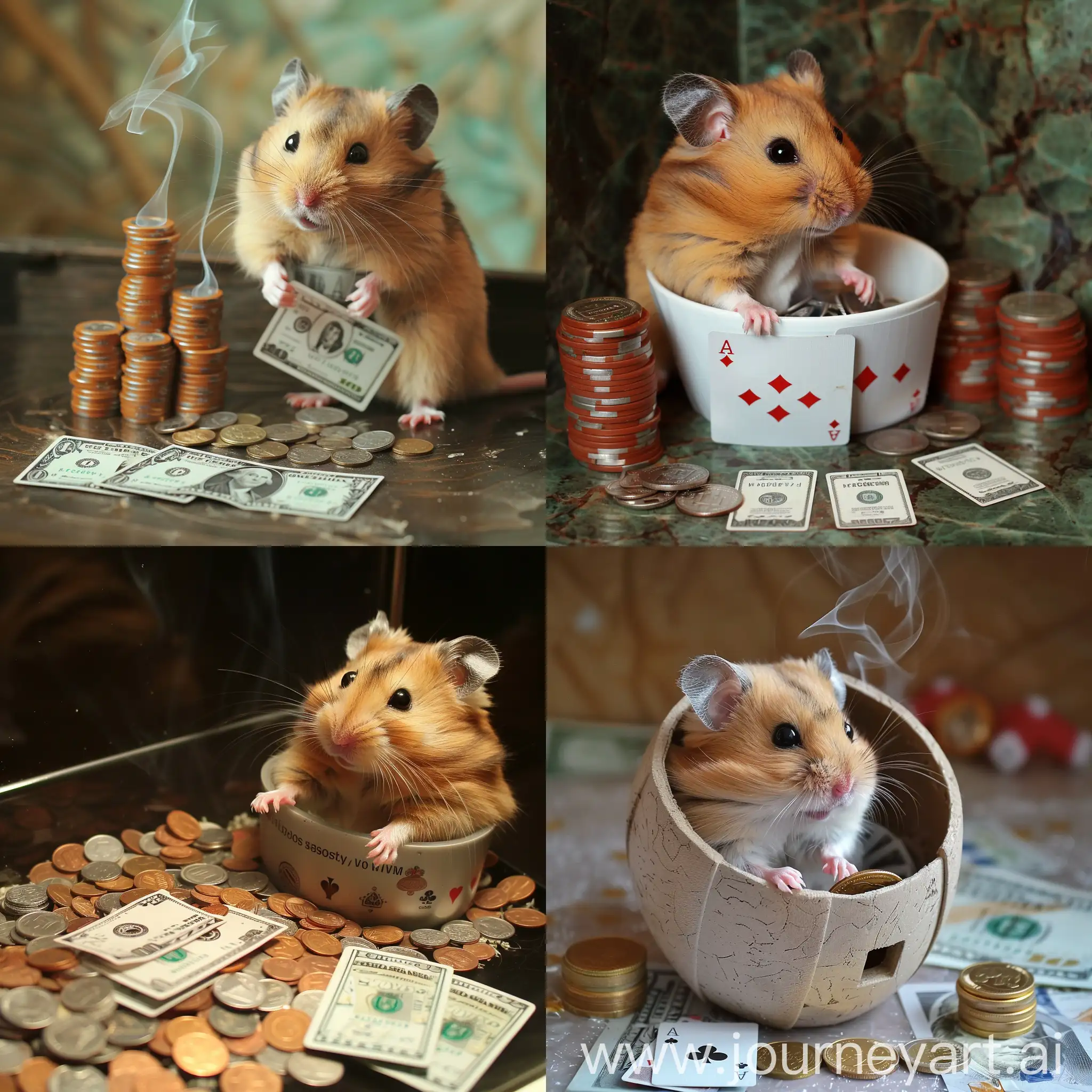 Smoking-Hamster-with-Money-and-Cards