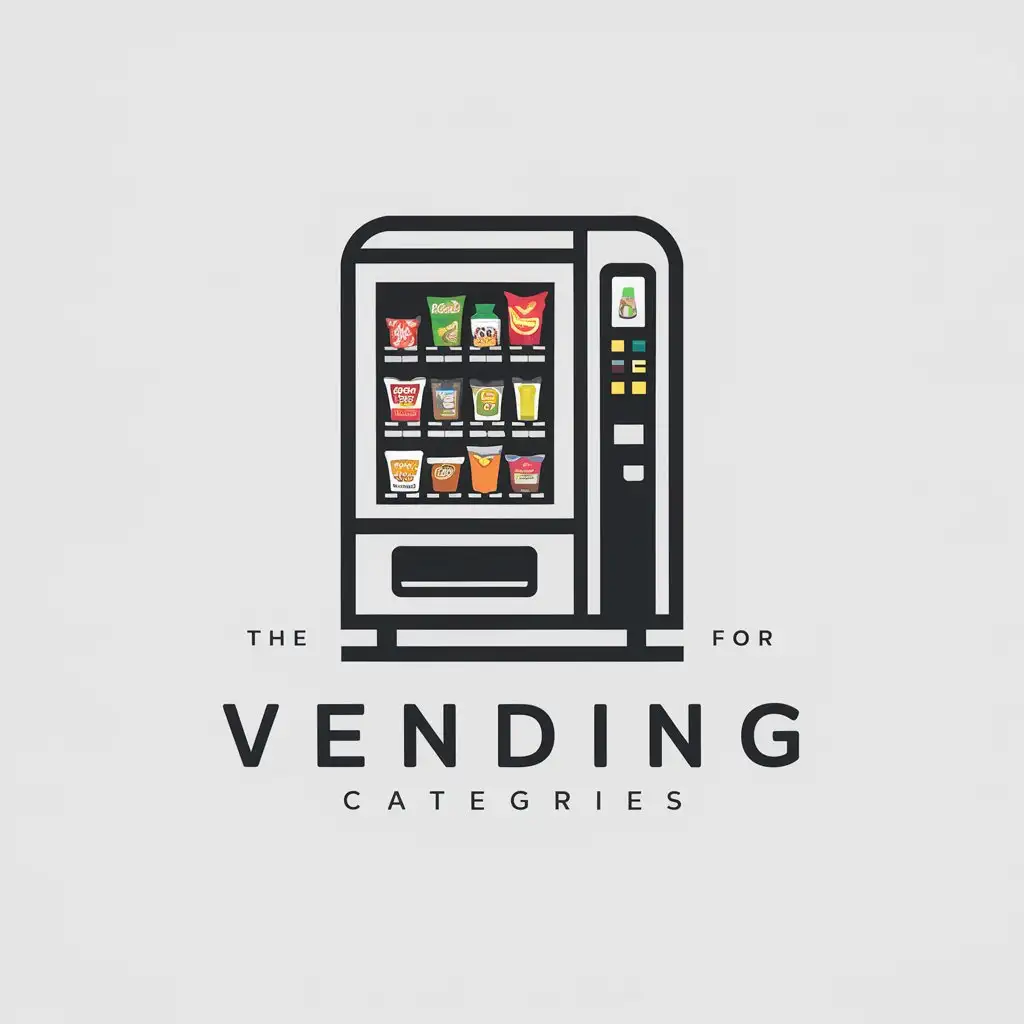 Vending Machine Product Display Logo