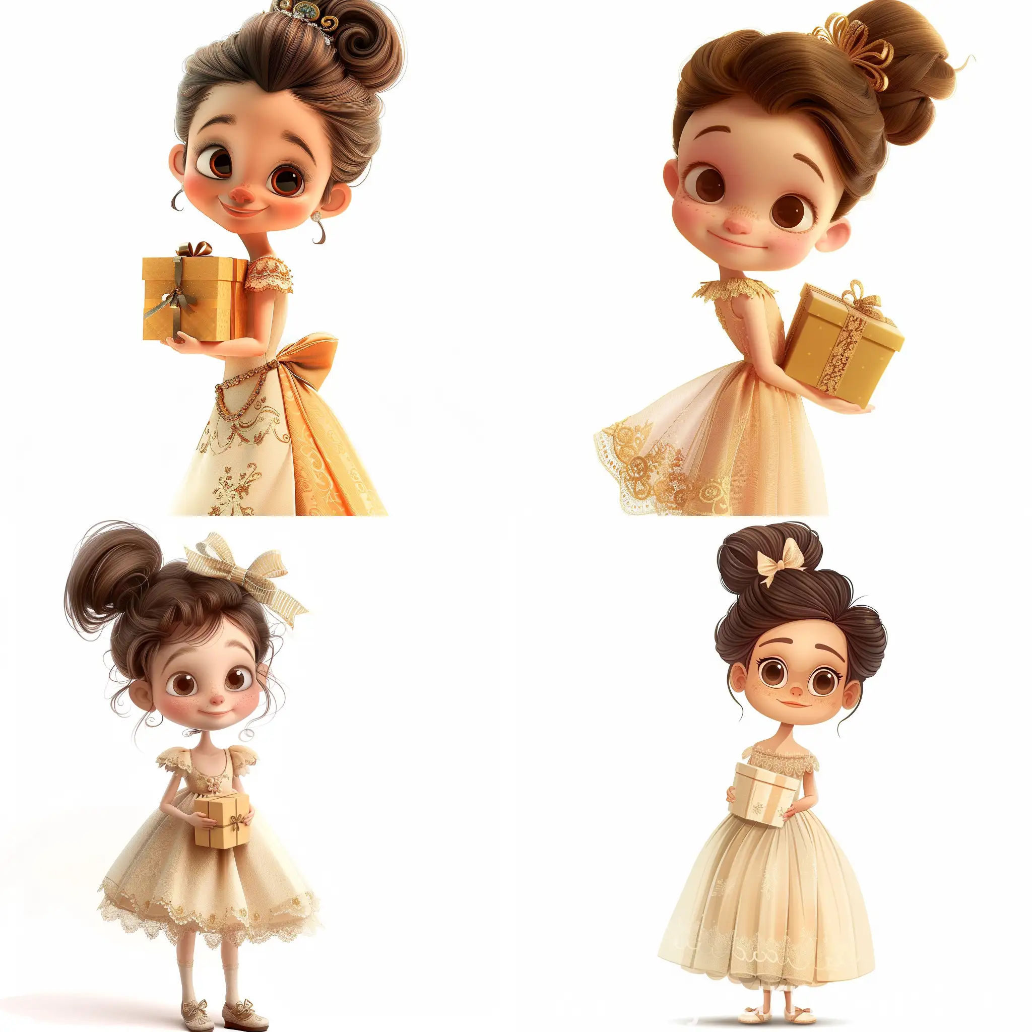 Joyful-Girl-with-Gift-Box-Adorable-Cartoon-Character-Portrait