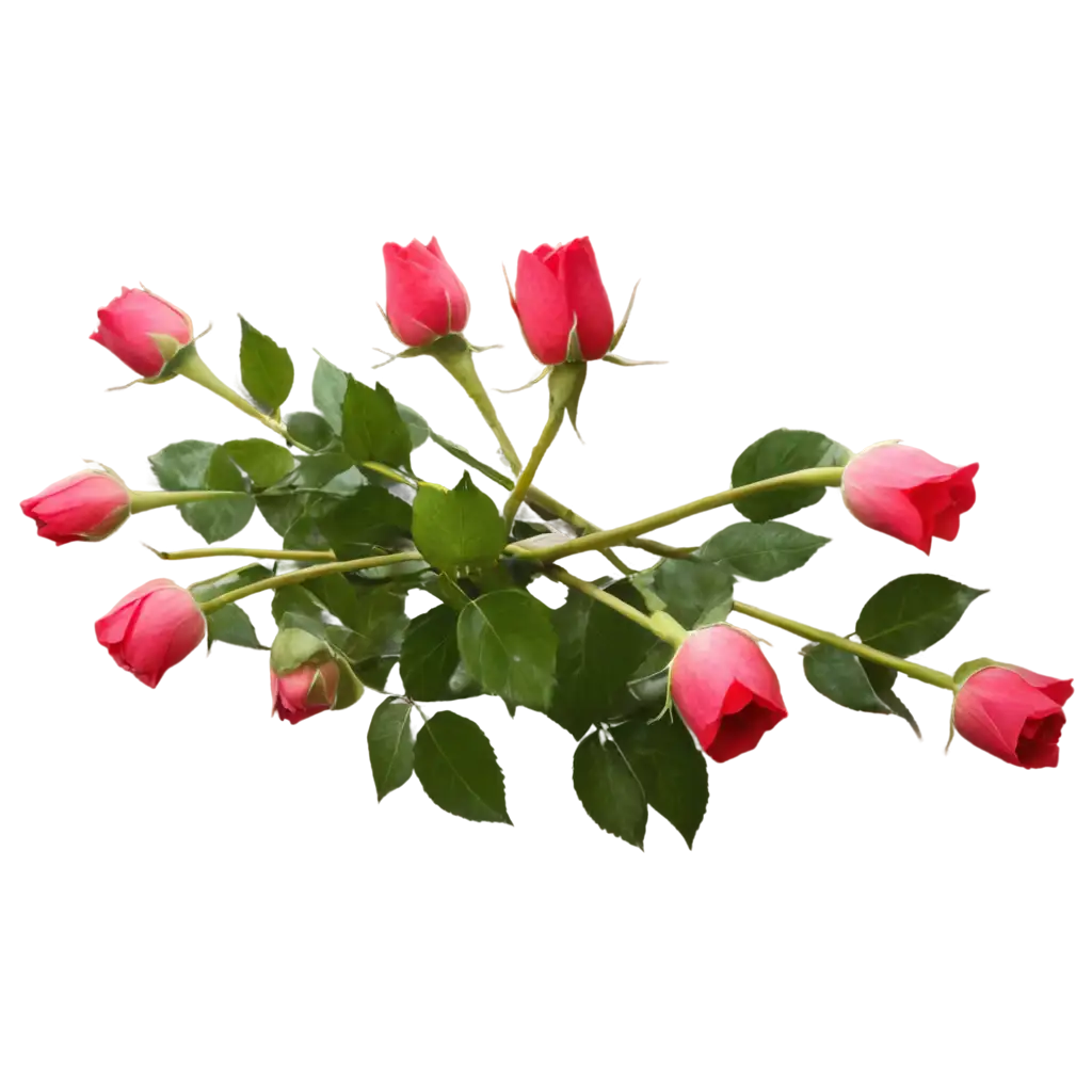 Exquisite-PNG-Rendering-of-Beautiful-Rose-Flowers-Enhance-Your-Visual-Content-with-HighQuality-Images