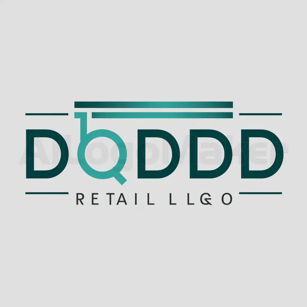 LOGO-Design-For-Retail-Industry-Elegant-ddddd-Text-with-Striking-qwe-Symbol-on-Clear-Background