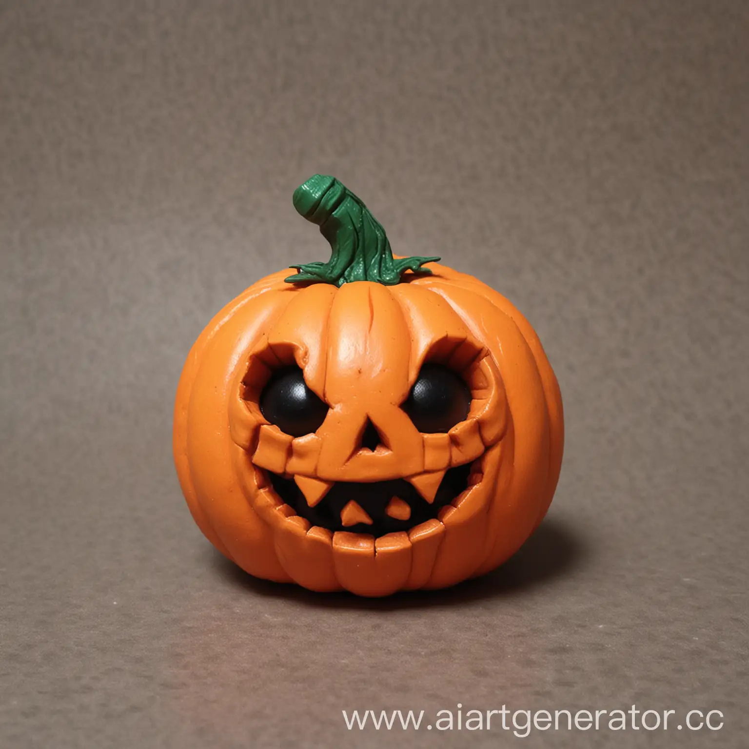 polymer clay pumpkin