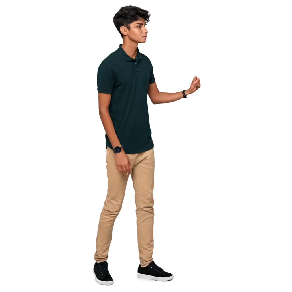 indian teen male standing