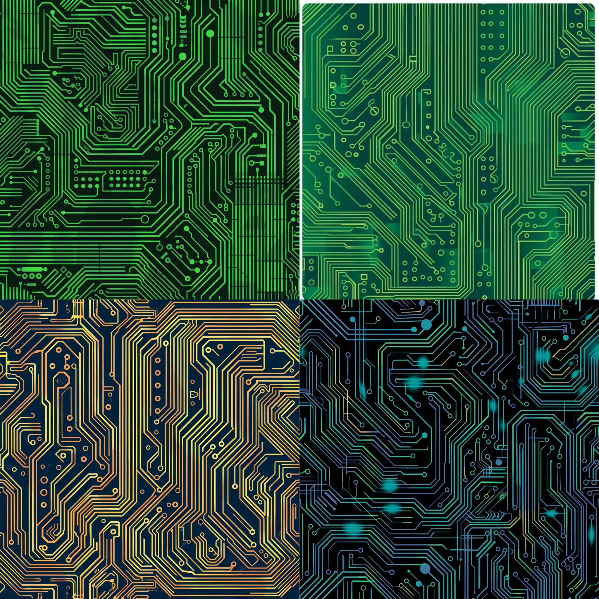 Generate a high-resolution vector graphic with a circuit board pattern. Use the color #EA843D as the primary color. The design should emphasize technology and AI, and be suitable for website backgrounds and product designs.
