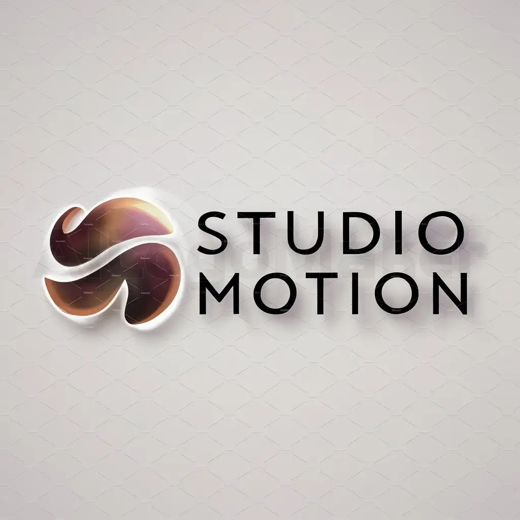 a logo design,with the text "Studio Motion", main symbol:I am a motion graphic video designer for various services or companies,Moderate,be used in Internet industry,clear background