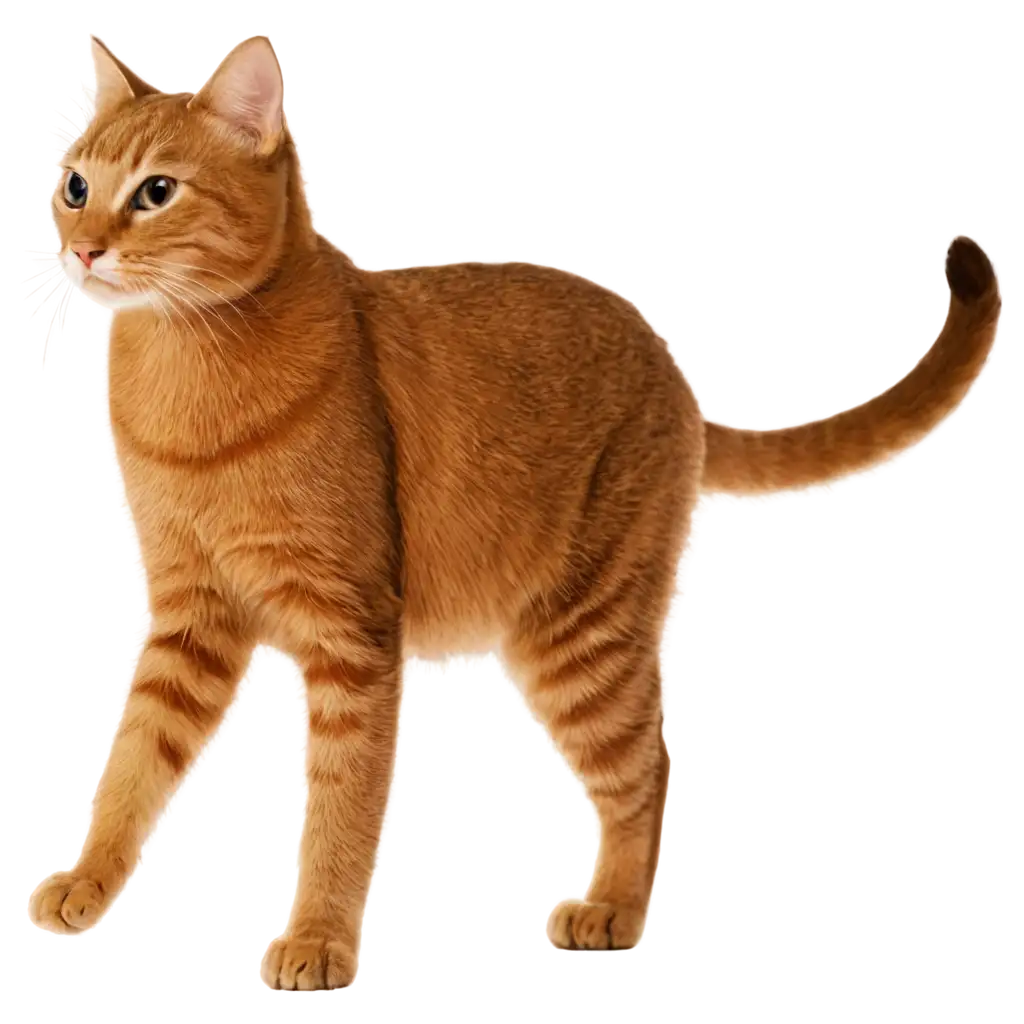 Graceful-Cat-Walking-Captivating-PNG-Image-Illustrating-Feline-Elegance