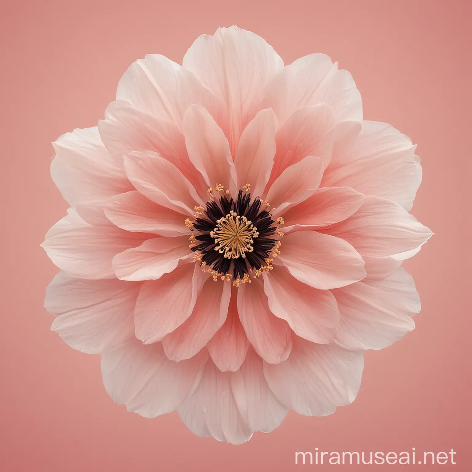 Elegant Pink Flower with Delicate Petals and Unique Spots