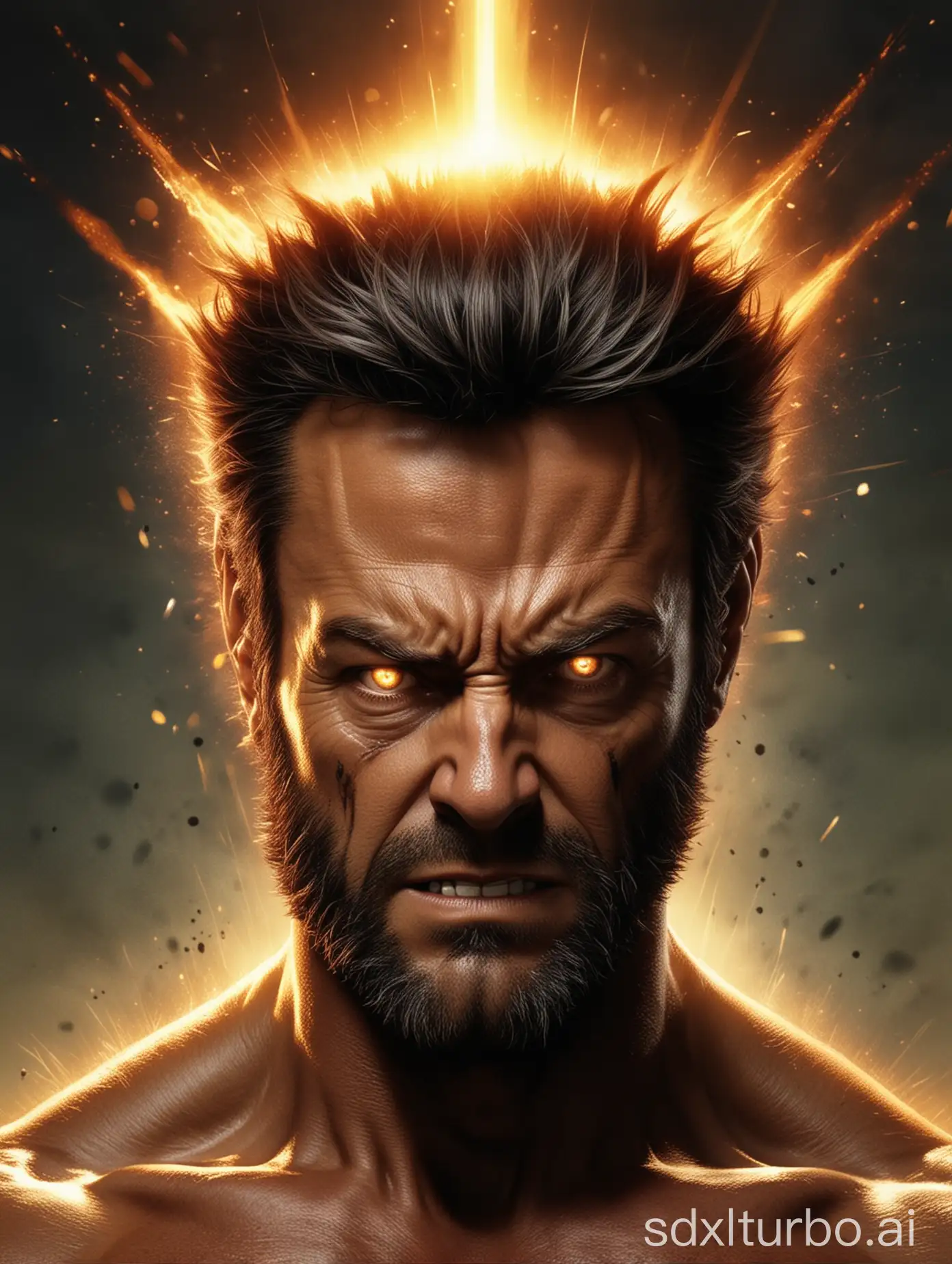 Nuclear explosion on Wolverine's head