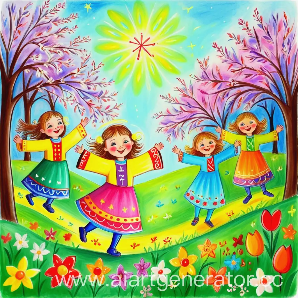 пасха, сказки, творчество, яркие цвета, праздничные образы, весна, радость, вдохновение, волшебство, настроение, детский рисунок


