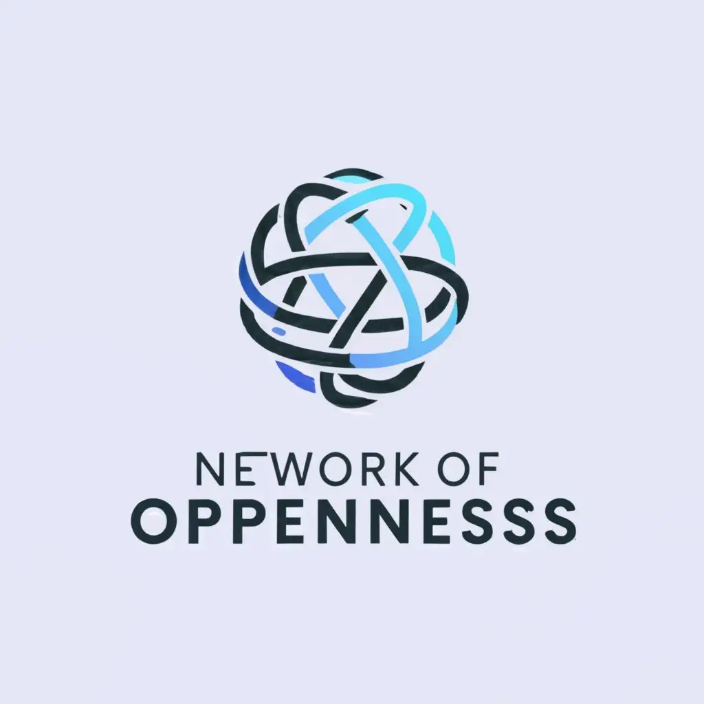 LOGO-Design-For-Network-of-Openness-Symbolic-Ball-and-Net-Emblem-for-Nonprofit