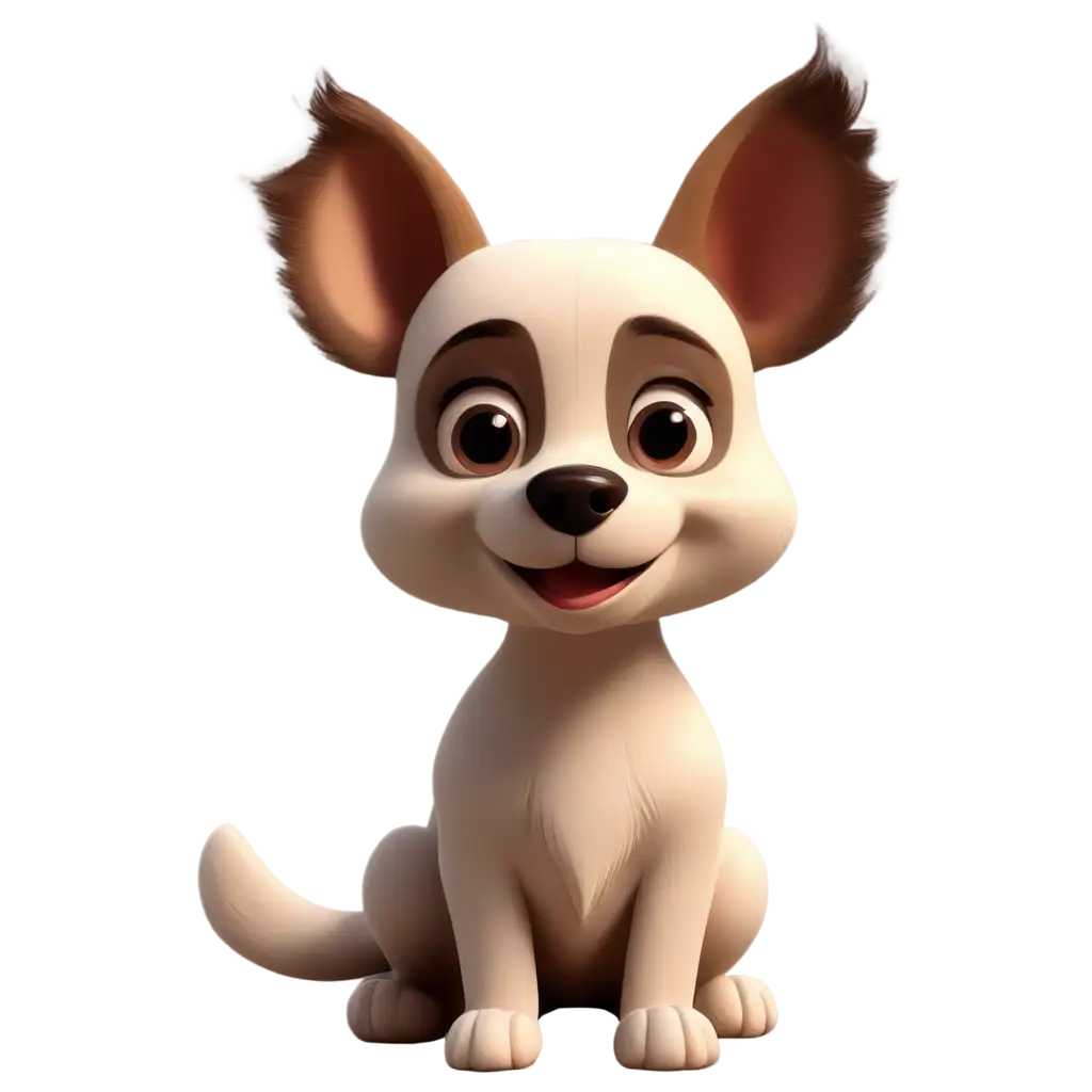 Adorable-PNG-Cartoon-Dog-Enhance-Your-Content-with-a-Cute-Canine-Illustration