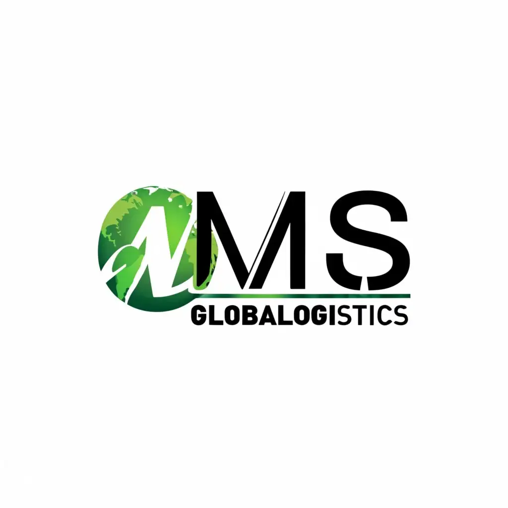 a logo design,with the text "AMS Global Logistics", main symbol: logo  text ""AMS Global Logistics" or  "AMSGL"", main symbol:conceptualize a text-based / image-based logo for company that emphasizes a professional appeal.
a supply chain company. AMS Global Logistics or AMSGL. This company is global in nature and supplier services of the following:
Import / Export
Customs Clearance
Container Transport
Warehousing,

-set of logos - white background and black background,
- Use primarily green color for the logo, signifying freshness and growth,
- The logo should project a professional image, suitable for a corporate environment,
- I prefer a text-based logo / Imaged-Based or a combination of both - creativity in typesetting, fonts or typography will be appreciated,  clear background,,complex,be used in Others industry,clear background