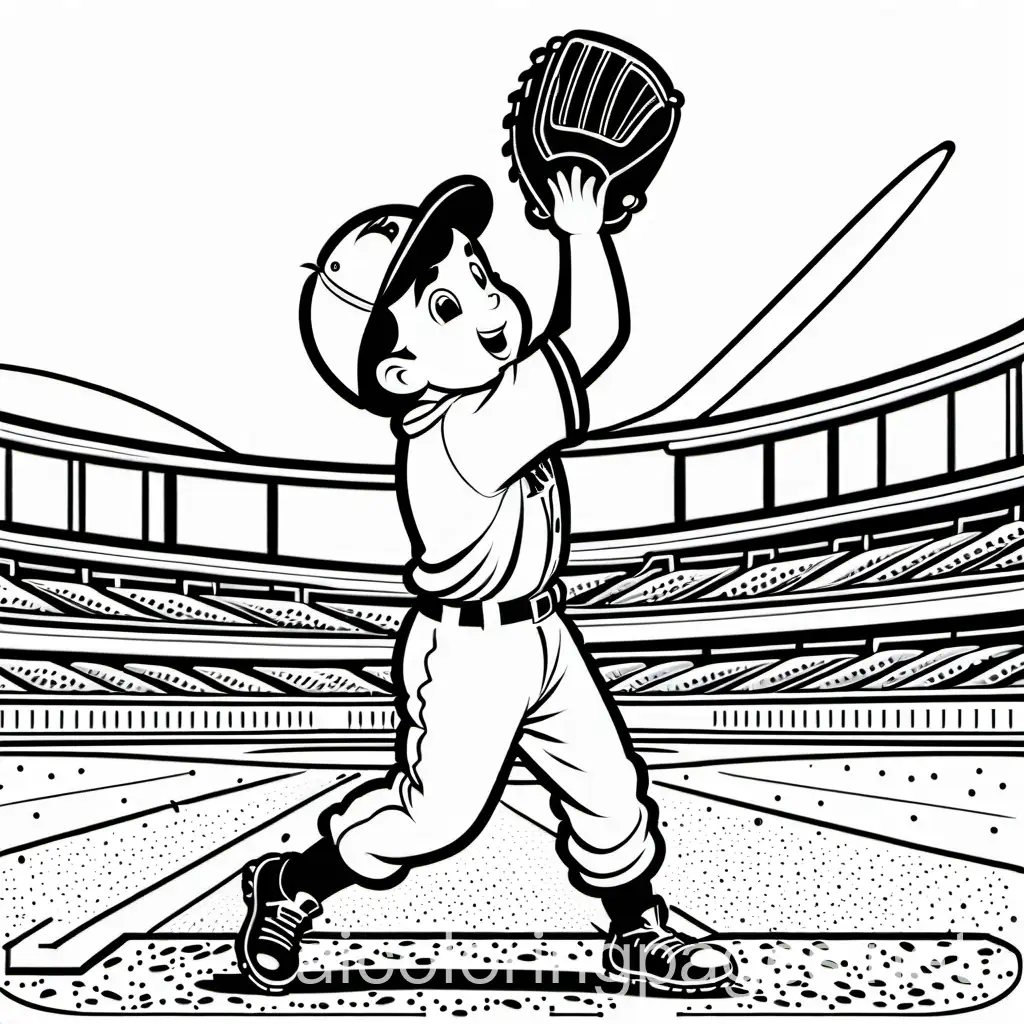 Boy-Catching-Fly-Ball-Coloring-Page