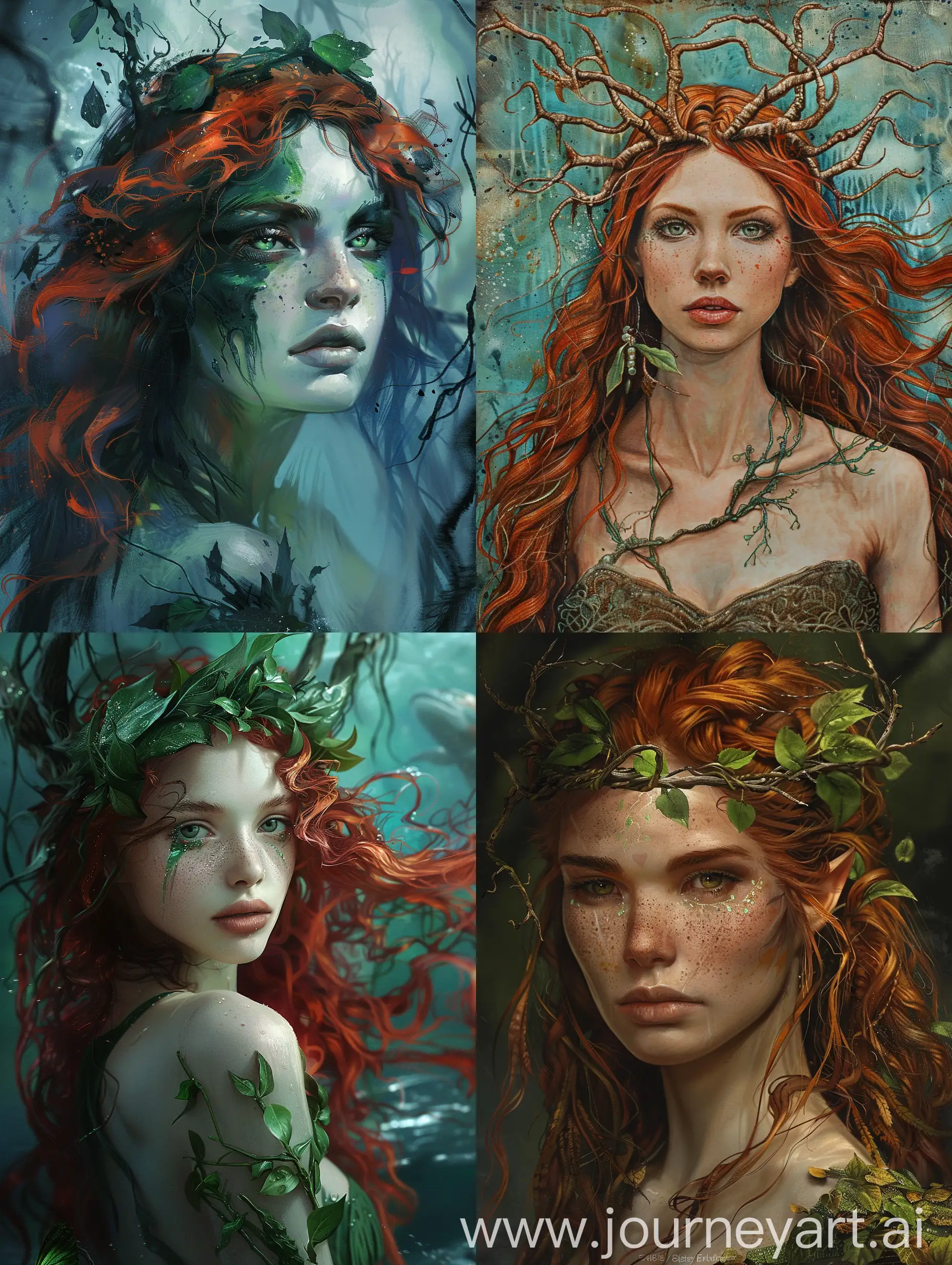 Transcendent-Multi-Universal-Female-Deity-of-the-Wild-with-Auburn-Hair-and-Emerald-Leaf-Adorned-Chiton