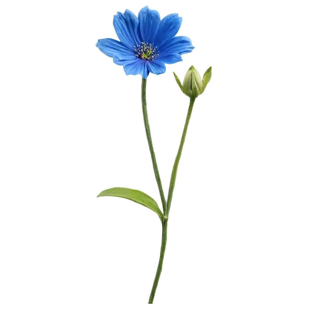 Vibrant-Blue-Flower-PNG-Captivating-Botanical-Art-for-Digital-Projects