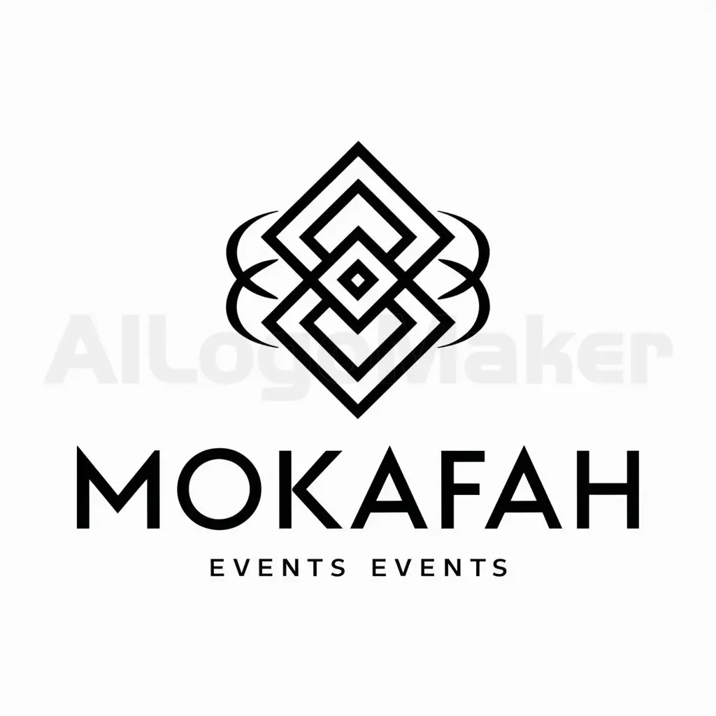 a logo design,with the text "Mokafah", main symbol:Mokafah,complex,be used in Events industry,clear background