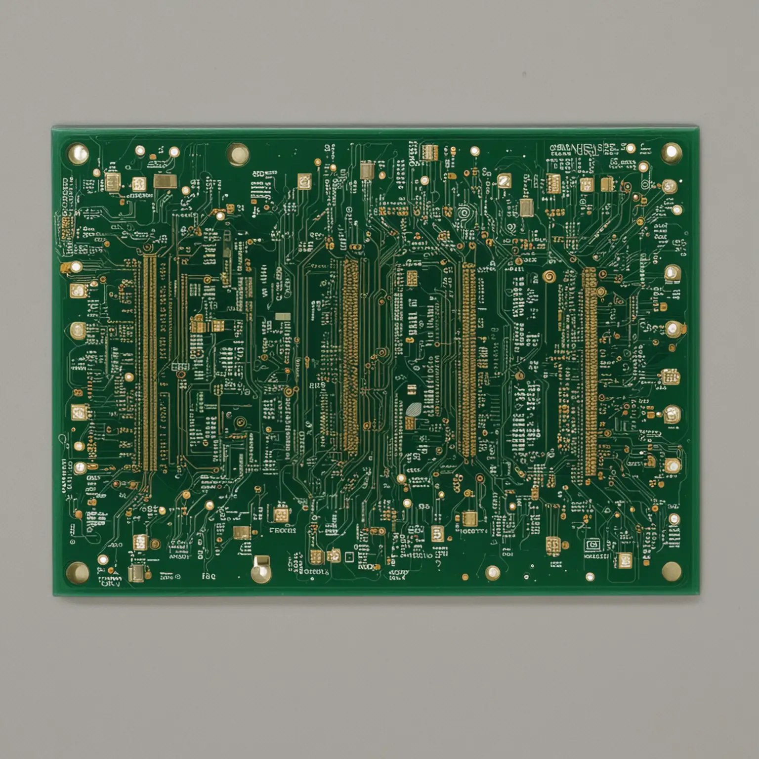 PCB line route board, no components, routes clearly visible