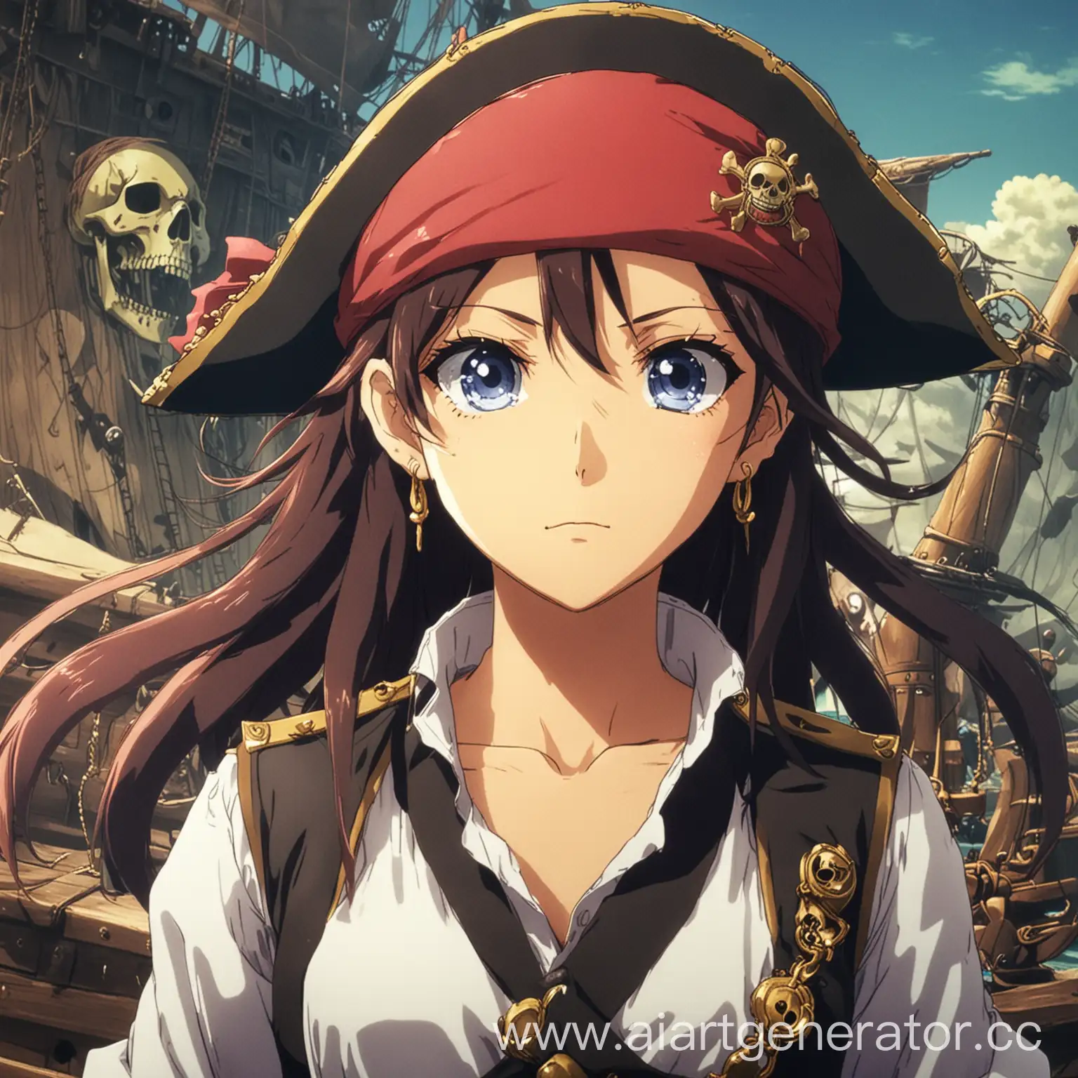 Anime-Pirates-Discovering-Hidden-Treasure-Chest-Under-Starlit-Sky