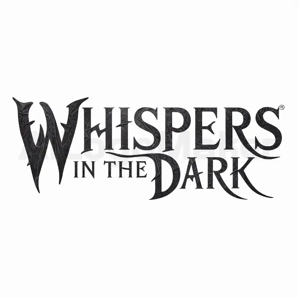 a logo design,with the text "Whispers in The Dark", main symbol:ghost,complex,be used in Others industry,clear background