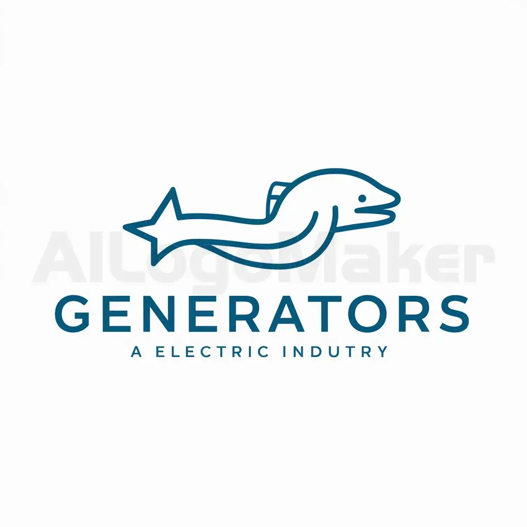 LOGO-Design-For-Generators-Minimalistic-Eel-Symbol-for-the-Electric-Industry