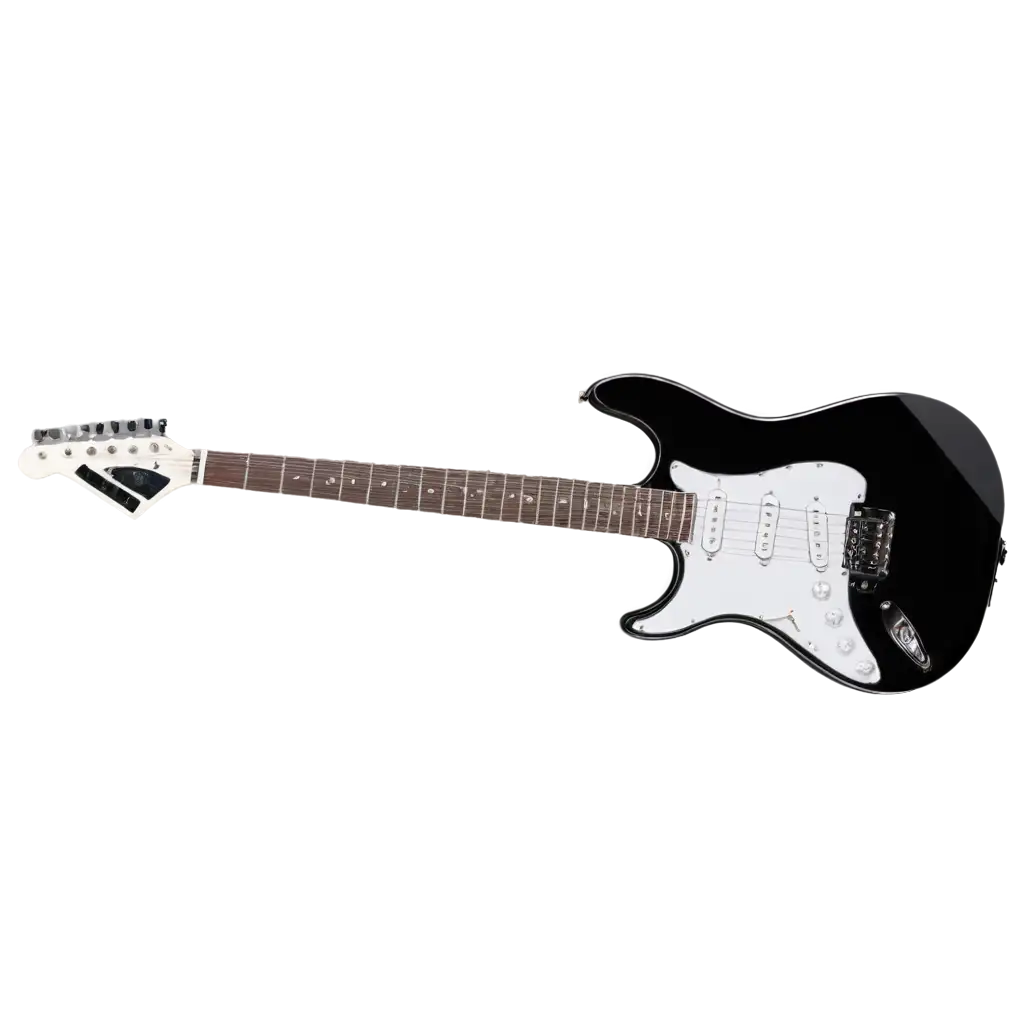 Electric-Guitar-PNG-Image-Front-View-with-Detailed-Features