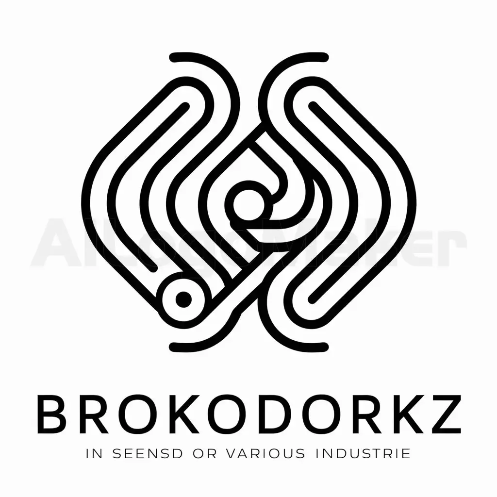 a logo design,with the text "Brokodorkz", main symbol:Uvuvwevwevwe onyetenvewve ugwemubwem ossas,complex,be used in Others industry,clear background