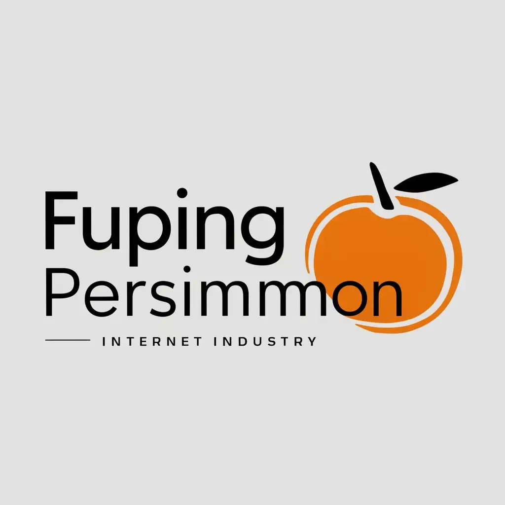 LOGO-Design-For-Fuping-Persimmon-Moderate-Persimmon-Symbol-for-Internet-Industry