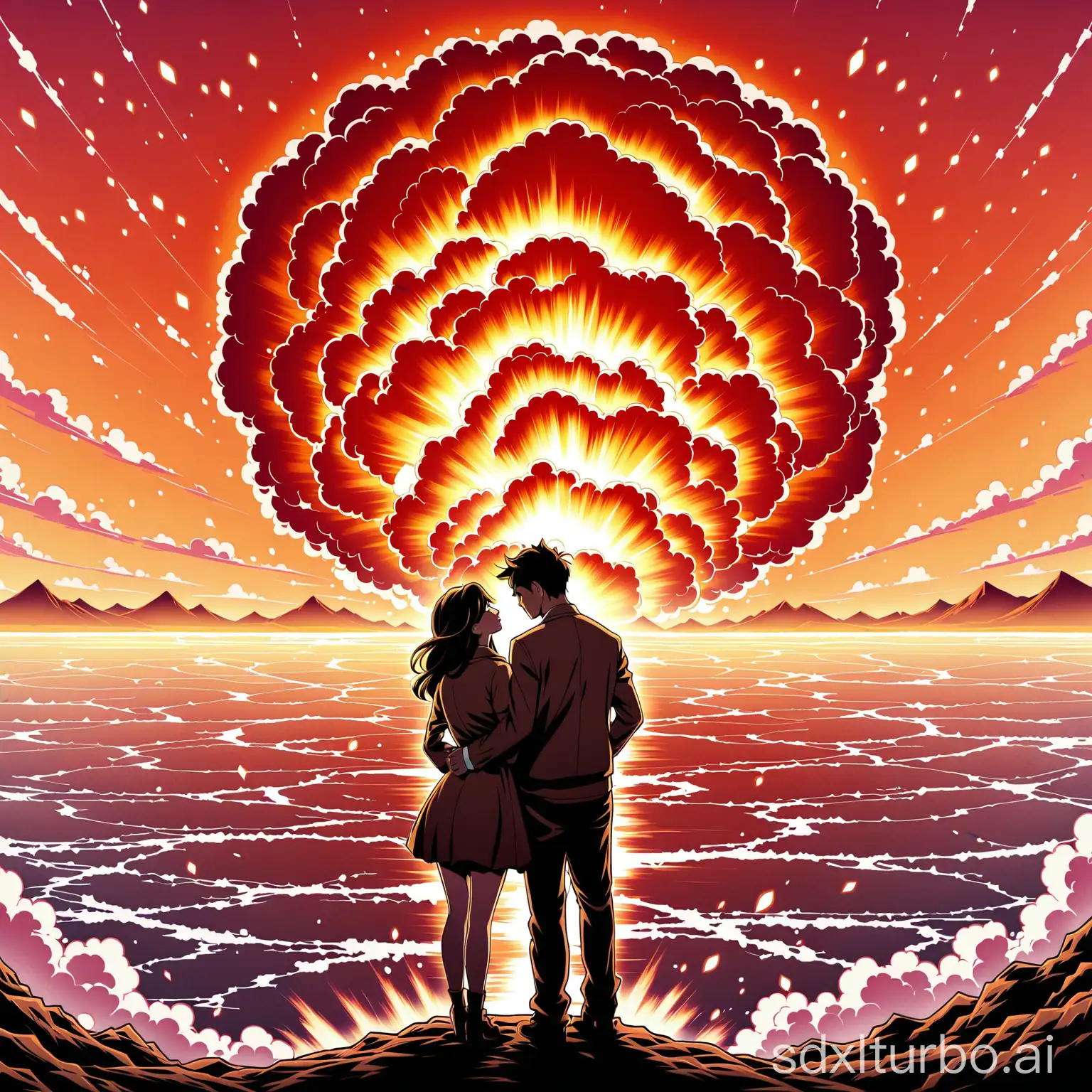Explosive-Love-Romantic-Couple-Amidst-Atomic-Blast