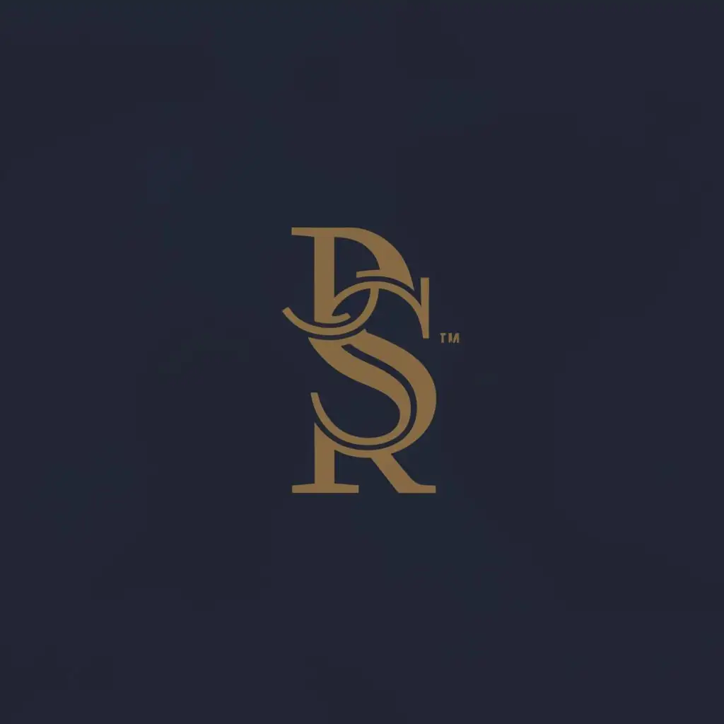 LOGO-Design-For-Legal-Advice-Noble-Minimalism-with-Horizontal-DSR-Incorporation-in-Blue-and-Gold