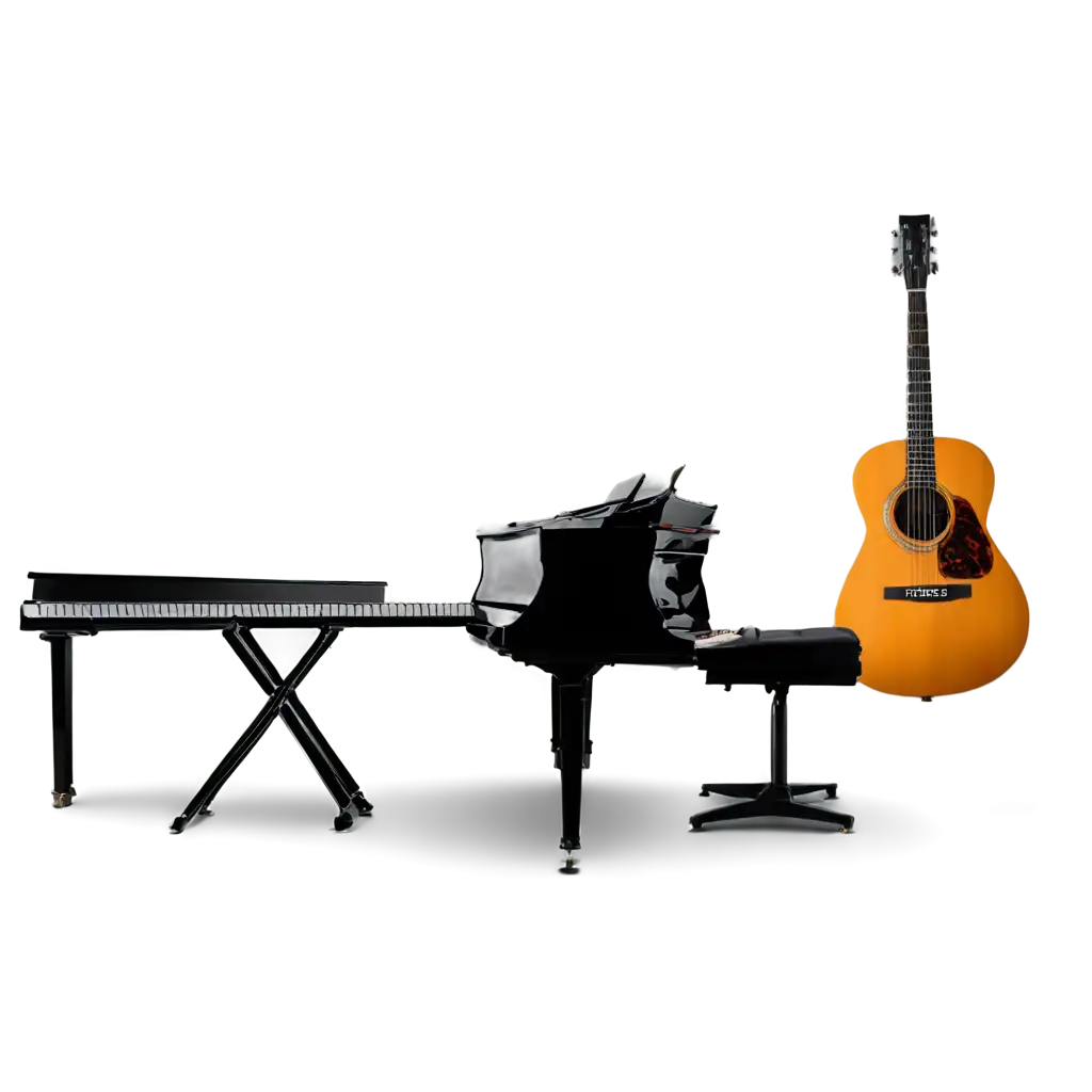 Captivating-PNG-Image-of-Guitar-and-Piano-A-Harmonious-Duet-in-Digital-Art