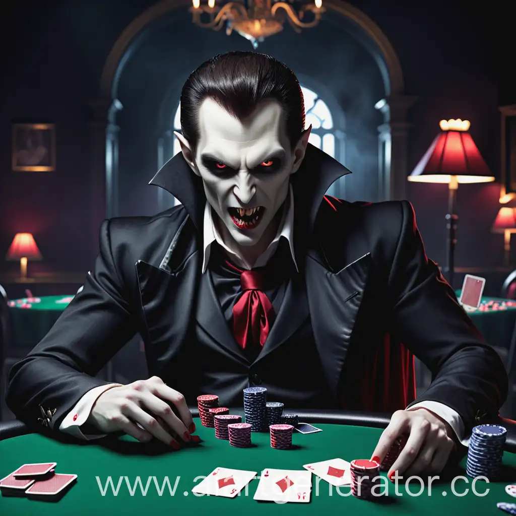 Vampire-Playing-Poker