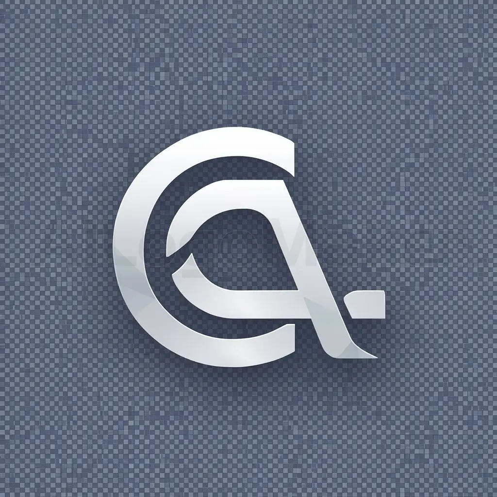 a logo design,with the text "CA", main symbol:CA,Minimalistic,be used in Internet industry,clear background