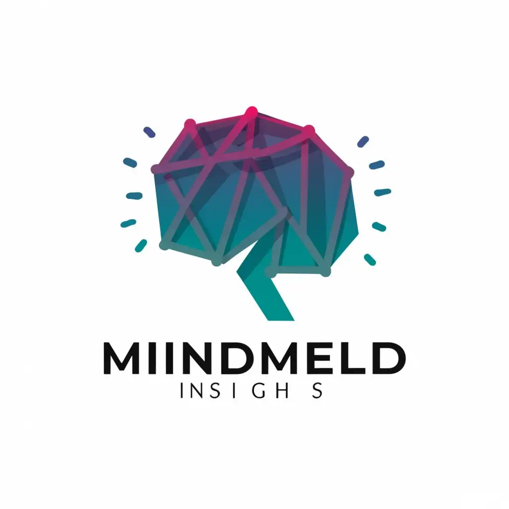 a logo design,with the text "MindMeld Insights", main symbol:MindMeldInsights,Moderate,be used in Education industry,clear background