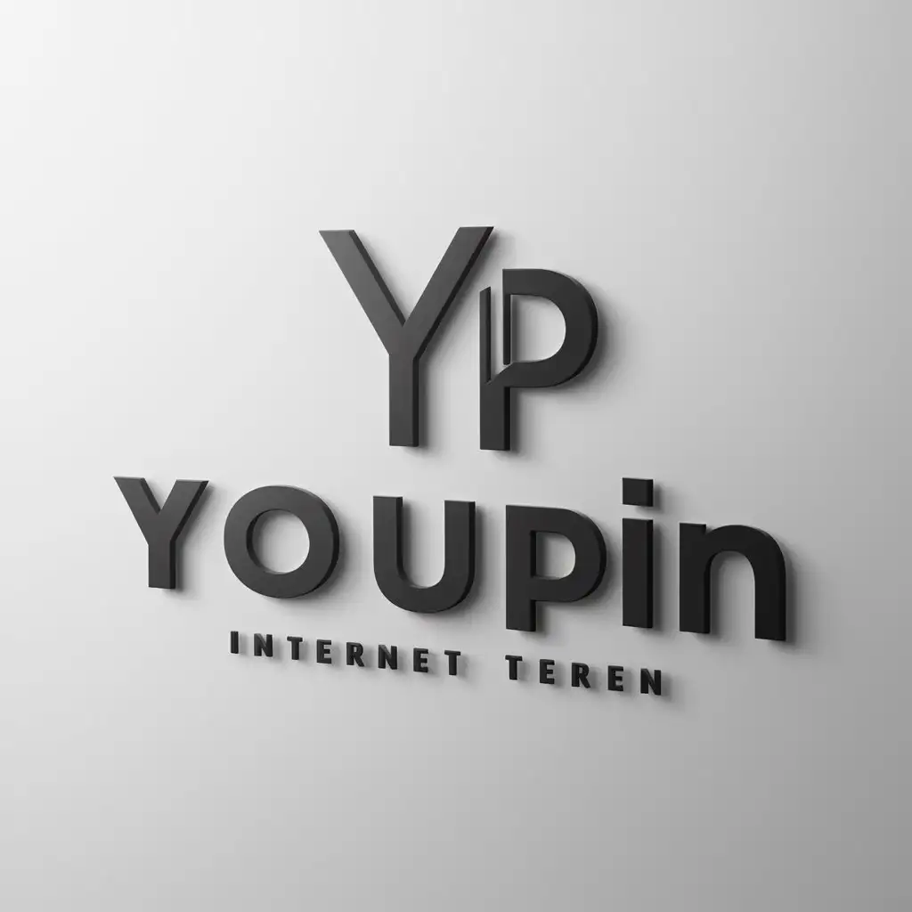 a logo design,with the text "youpin", main symbol:YP,Moderate,be used in Internet industry,clear background