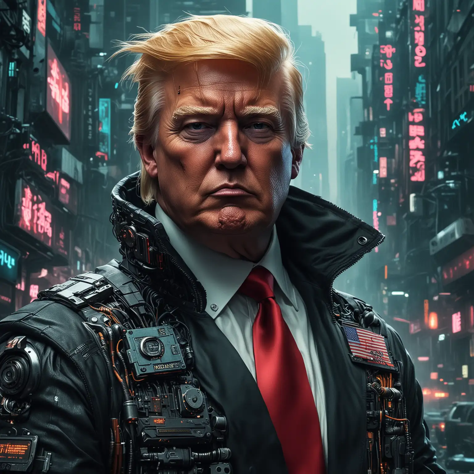 Donald-Trump-Cyberpunk-Portrait-Futuristic-Leader-with-Neon-Accents
