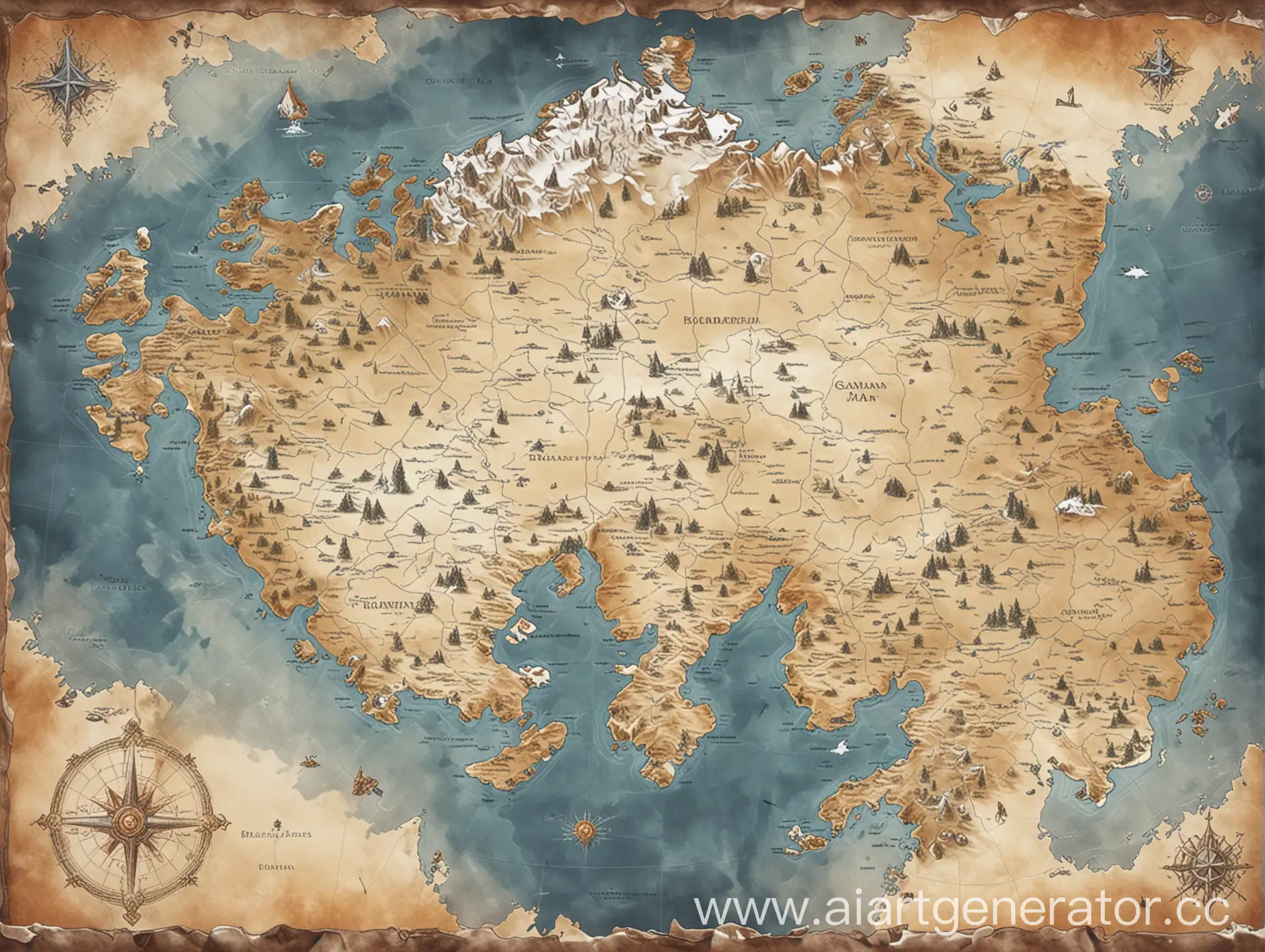 Fantasy-World-Map-with-Northern-Snowy-Region-and-Southern-Desert-Sandbox