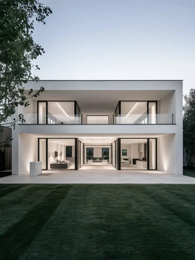 Minimalist-TwoStory-House-Exterior-Contemporary-Architecture-Design