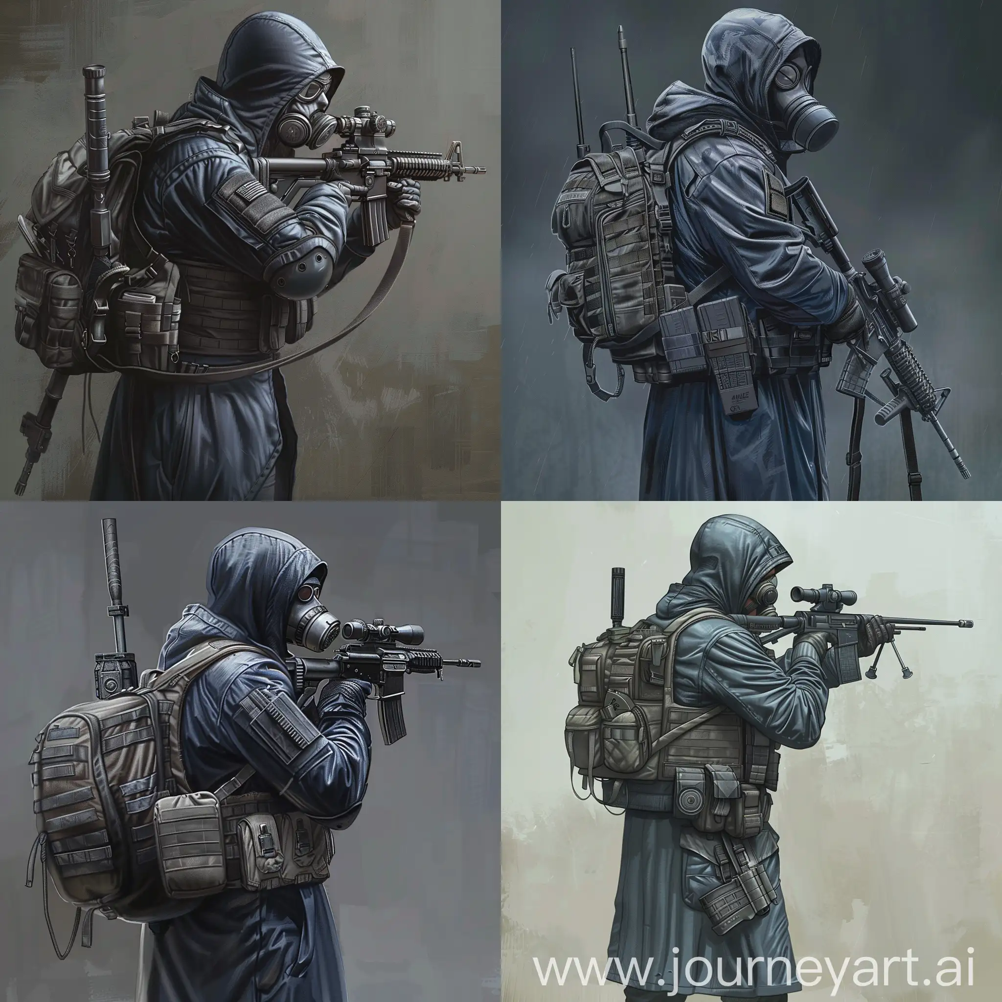 STALKER-Mercenary-in-Dark-Blue-Military-Raincoat-with-Sniper-Rifle