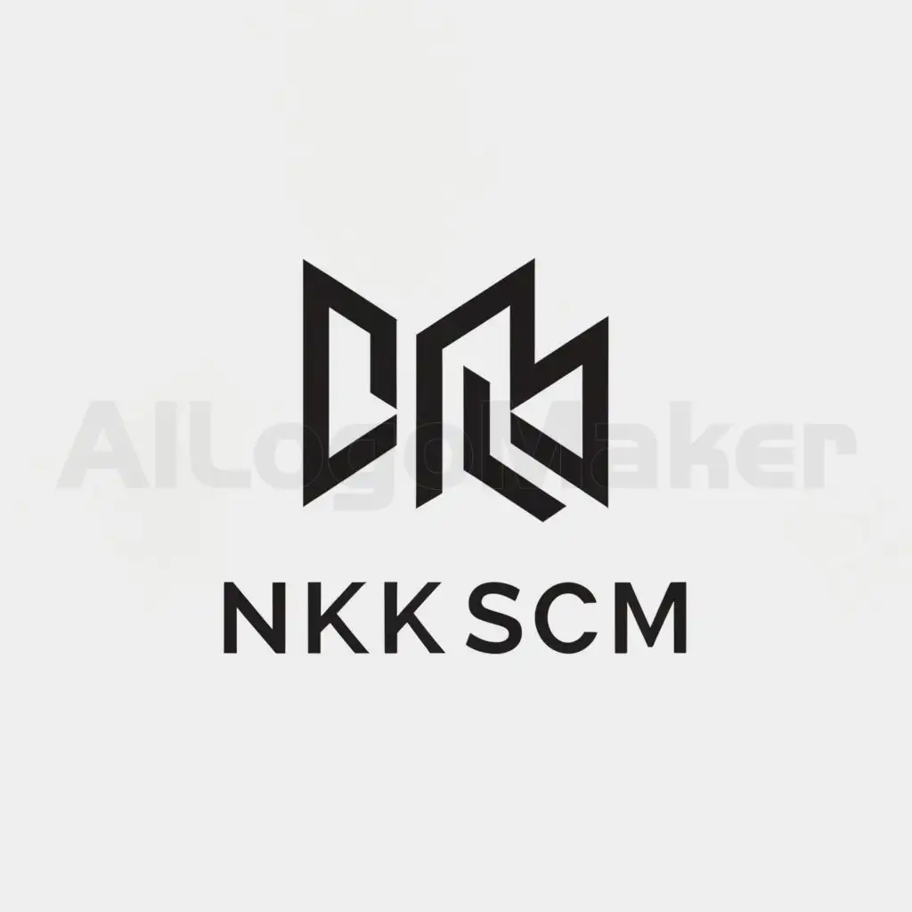 a logo design,with the text "NKK　SCM", main symbol:Text,Minimalistic,be used in Finance industry,clear background