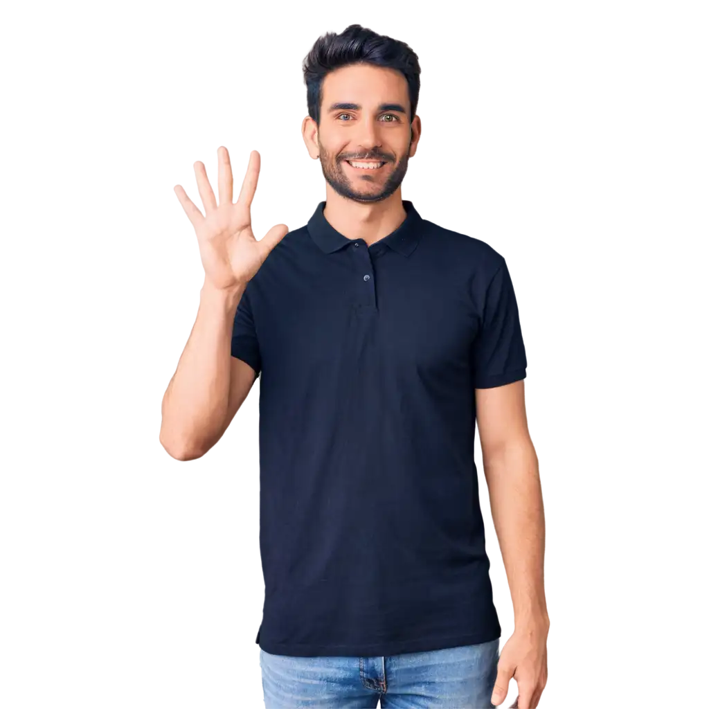 HighQuality-PNG-Image-of-a-Black-Polo-Shirt-Perfect-for-Online-Retailers-and-Fashion-Blogs