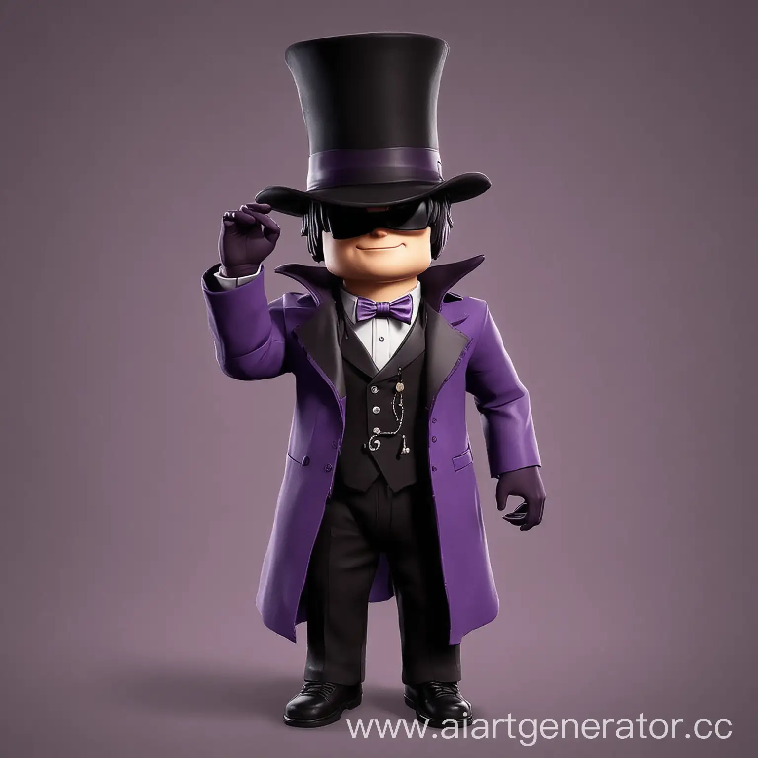 Roblox-Man-Winking-with-Purple-Theme-and-Top-Hat
