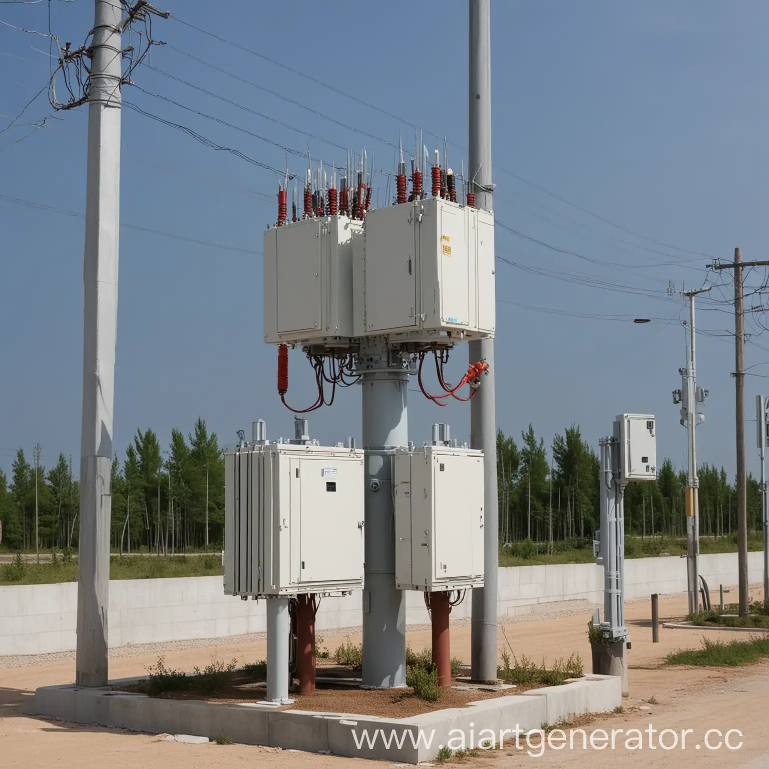 Urban-Infrastructure-Pole-Mounted-Complement-Transformer-Stations