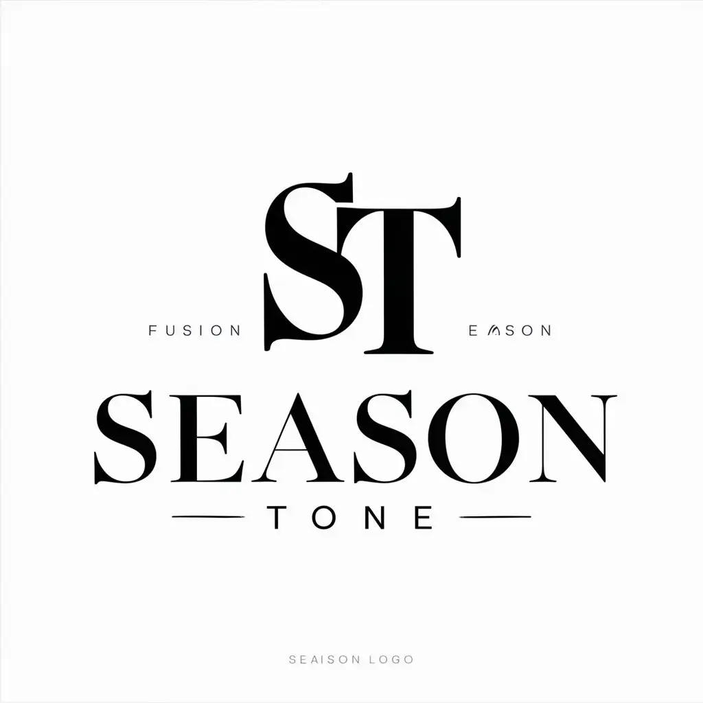 a logo design,with the text "SEASON TONE", main symbol:SEASON TONE,Moderate,clear background