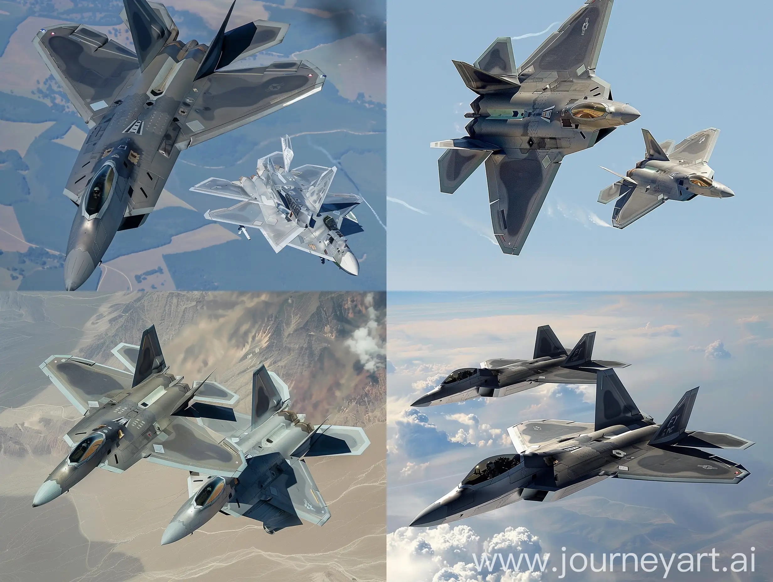 Lockheed Martin F-22 Raptor vs TF-X Kaan, Dog Fight
