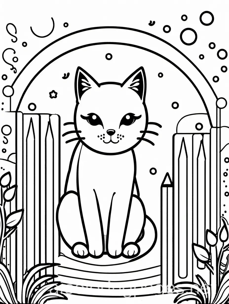 Simple-Cat-Coloring-Page-for-Kids-Easy-Line-Art-for-Childs-Coloring-Book