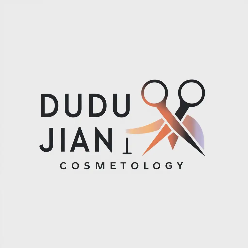 a logo design,with the text "dudu jia jian xi", main symbol:cosmetology,Moderate,be used in cosmetology industry,clear background