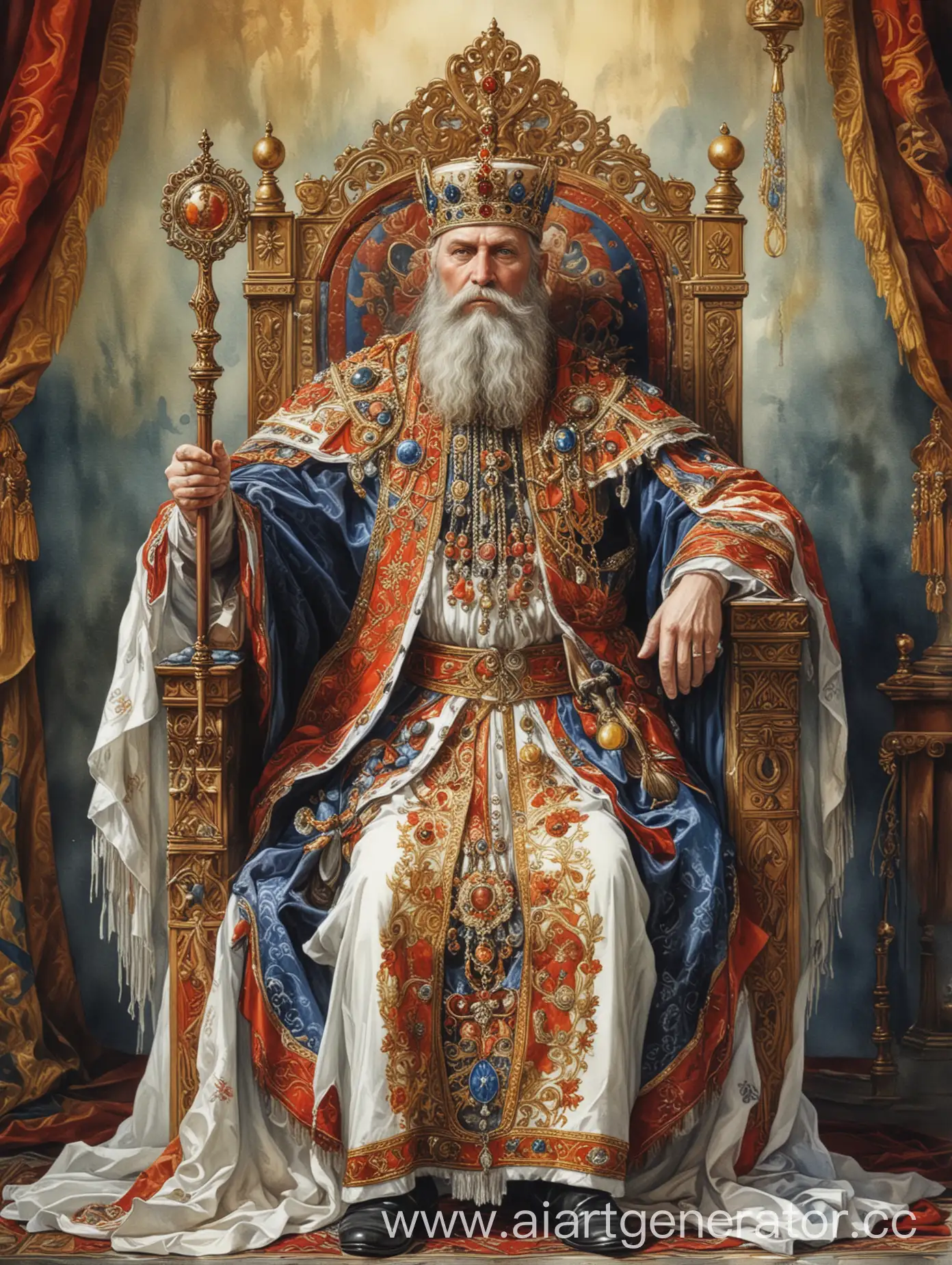 Russian-Emperor-Tarot-Card-Majestic-Tsar-in-Ornate-Regalia