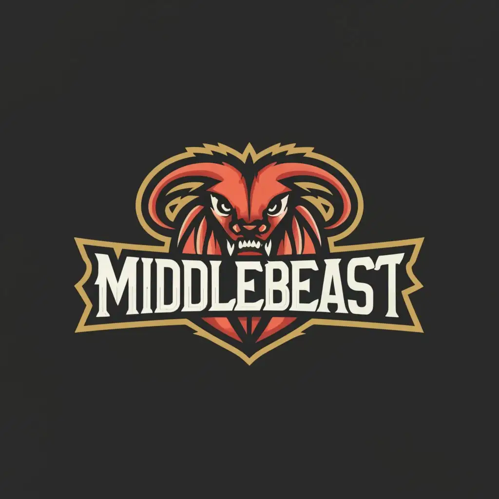 a logo design,with the text "Middlebeast", main symbol:Beast,complex,be used in Events industry,clear background