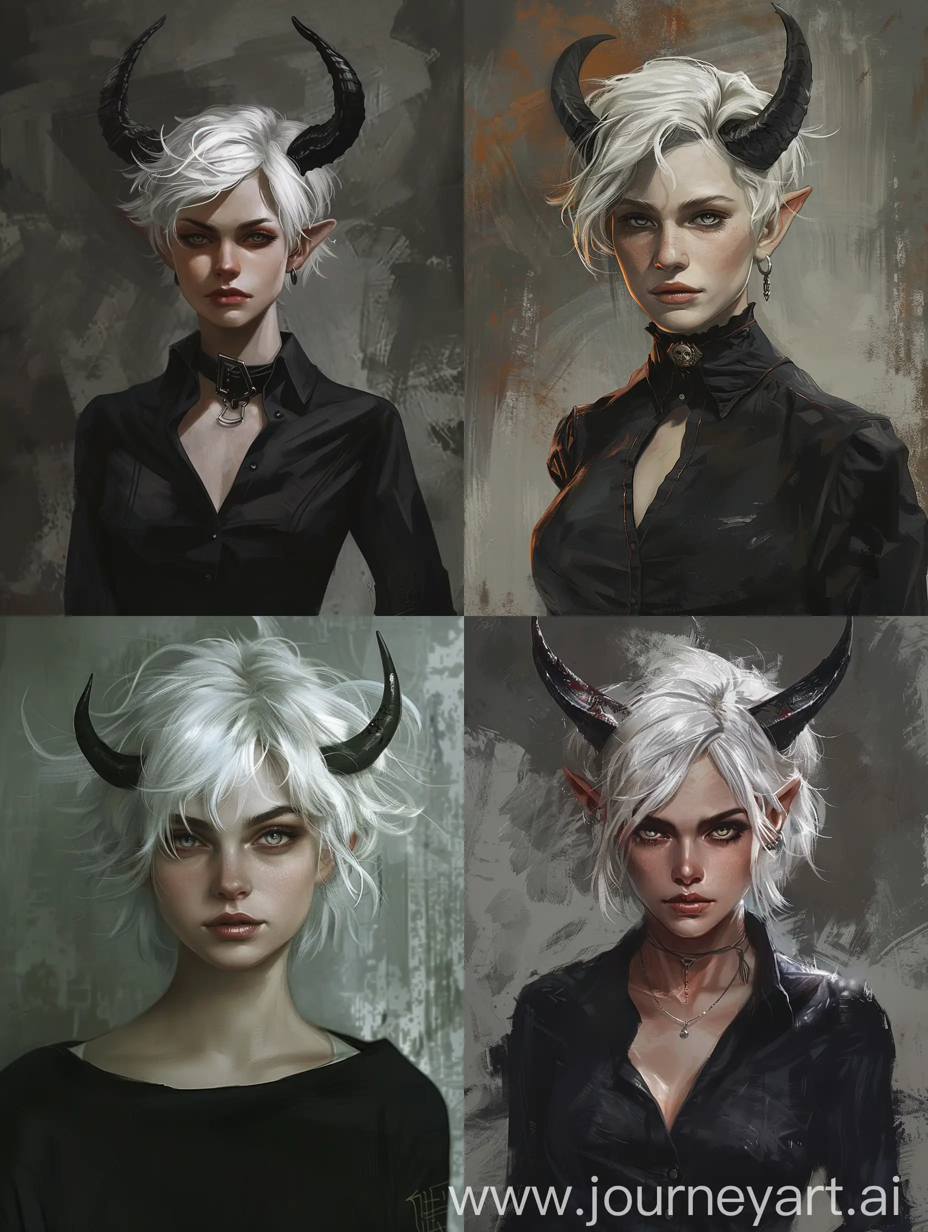 Elegant-Demon-Woman-with-White-Hair-and-Horns-Silvery-Eyes-and-Artistic-Flair